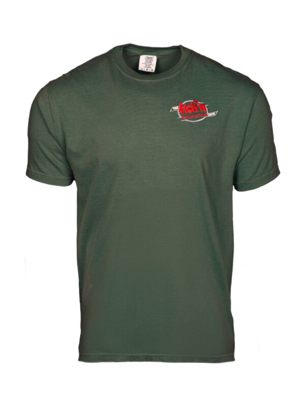 The Fish'n Canada Show Embroidered Heavyweight T-Shirt - Moss Green