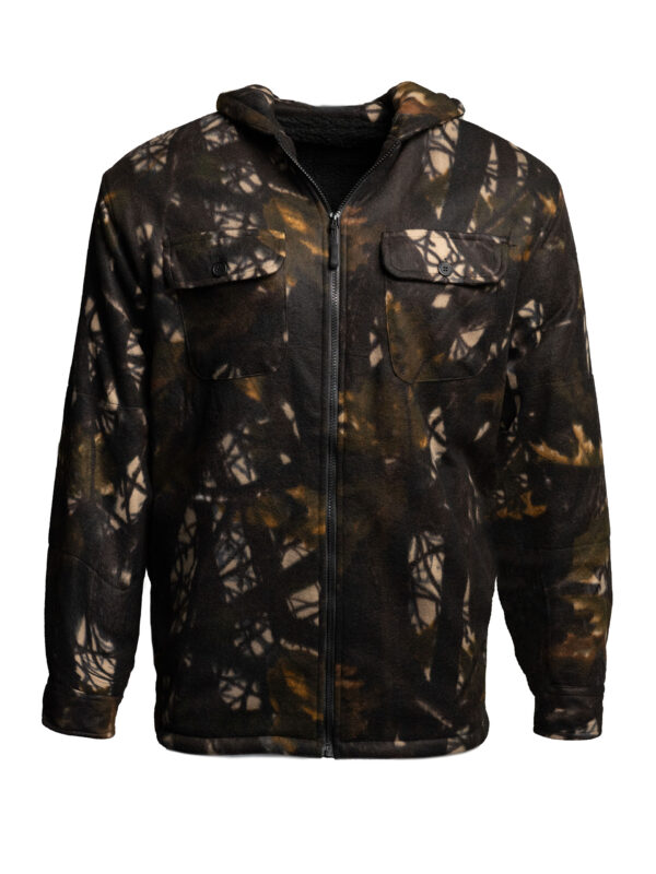 Misty Mountain Forest Camo Fleece Jacket