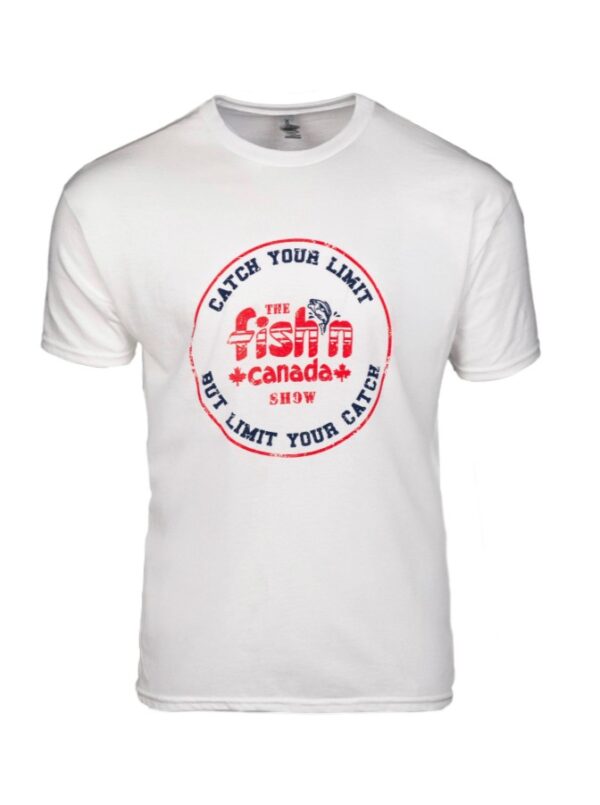 The Fish'n Canada Show CATCH YOUR LIMIT T-Shirt - White